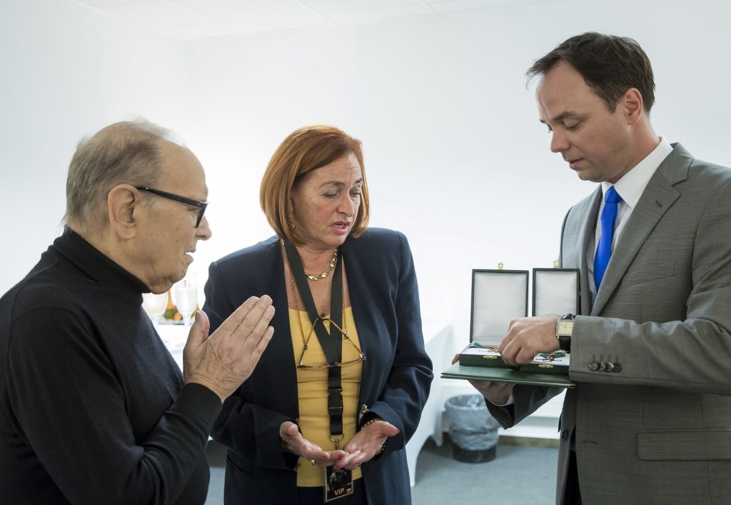 Ennio Morricone awarded Middle Cross of the Hungarian Order of Merit
